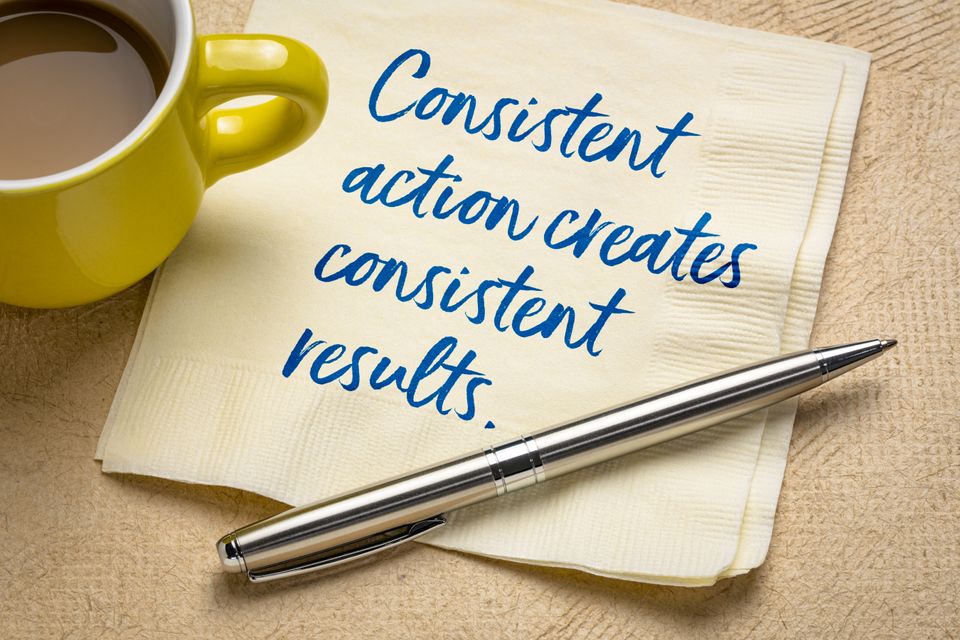 Consistency creates competence